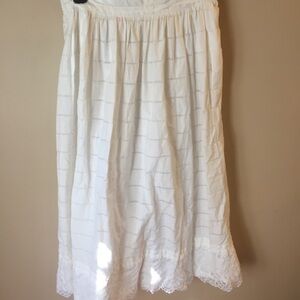 Bis Bis Vintage Cotton Midi Skirt Sz S